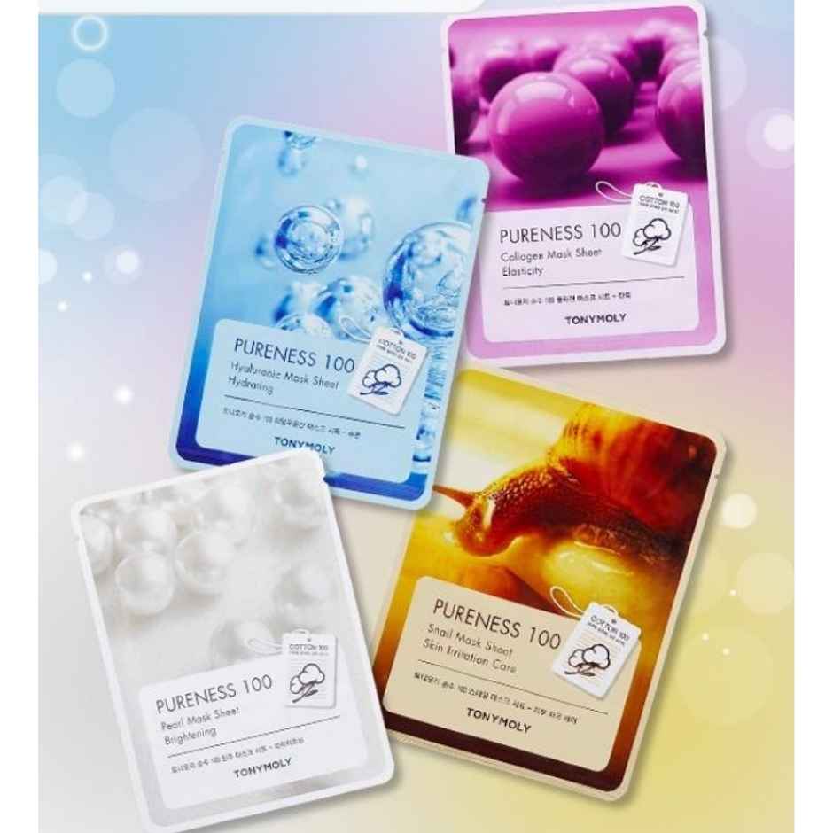 Tonymoly Pureness 100 Pearl Sheet Mask Brightening
