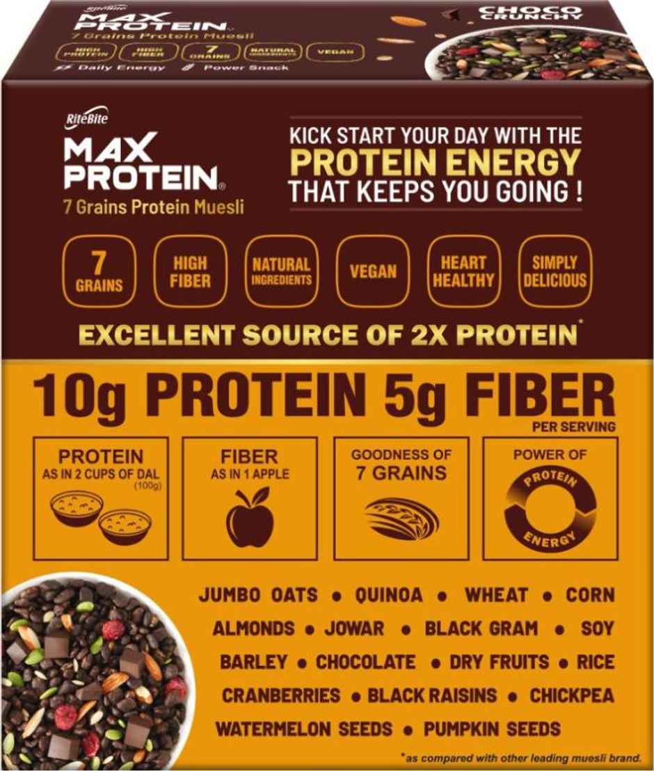 RiteBite Max Protein Choco Crunchy Muesli