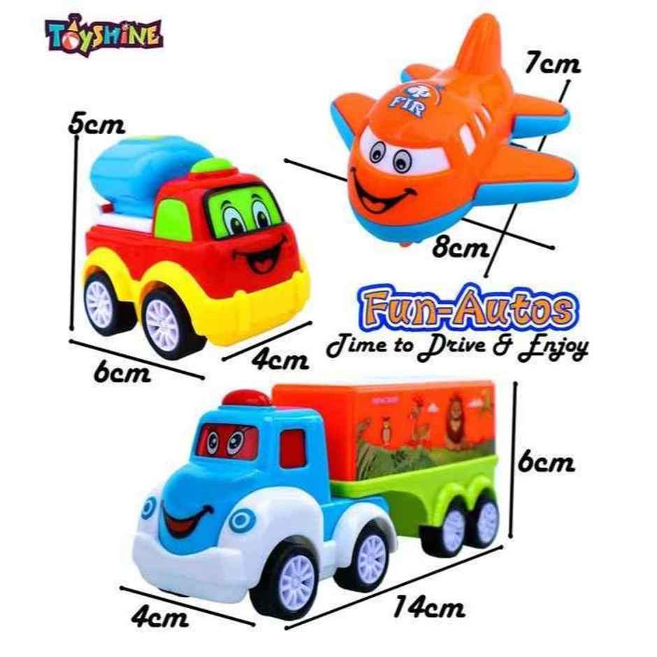 Toyshine Friction-Powered Multicolor Automobile for Kids