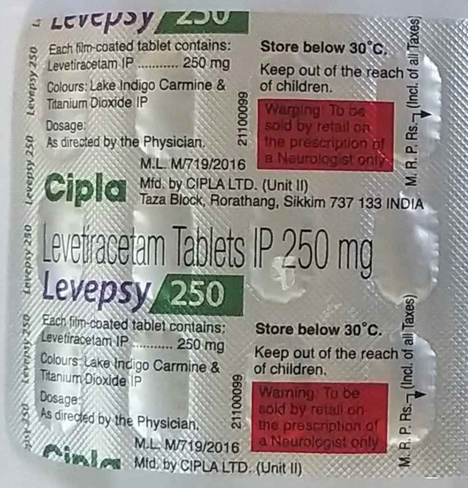 Levepsy 250 Tablet
