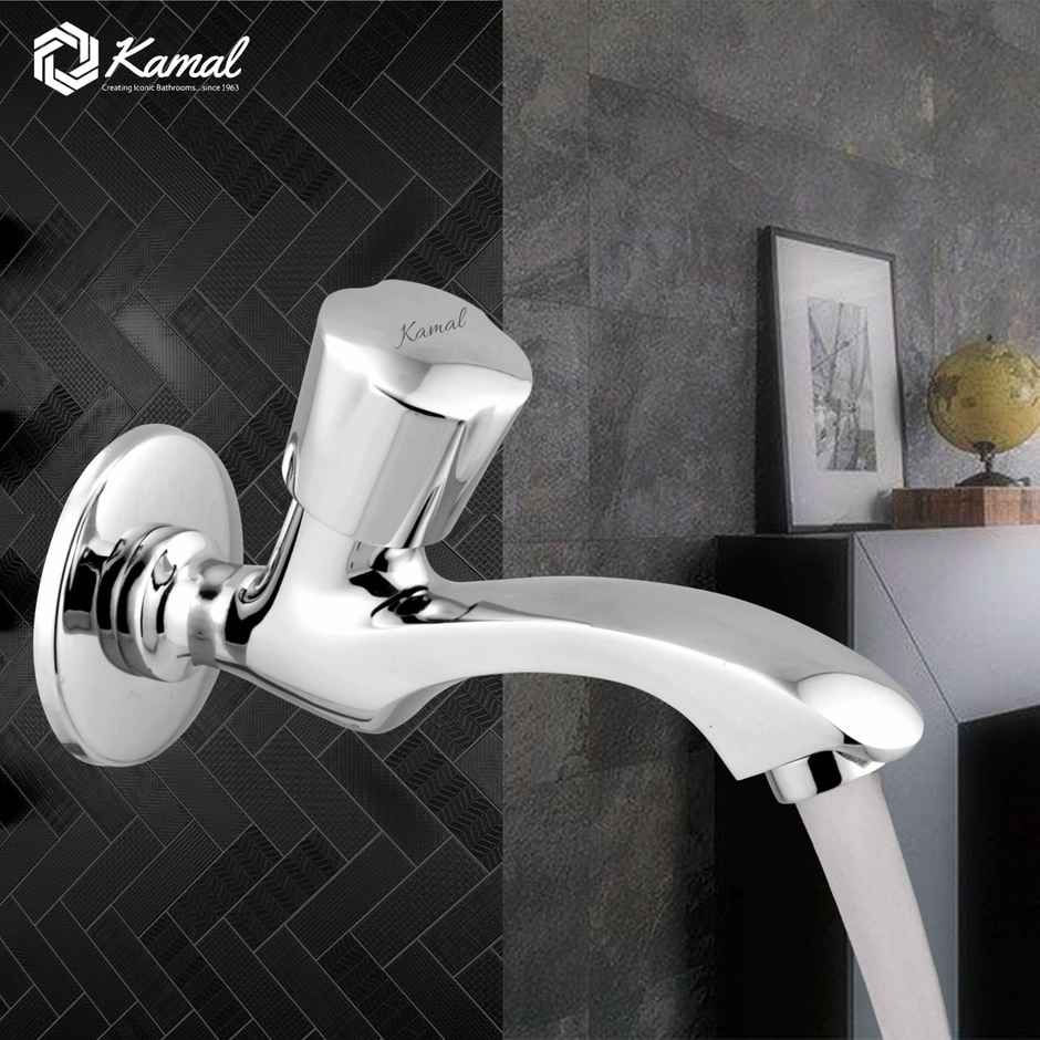 Kamal Long Body Bib Tap Contessa Neo | Brass Conventional Design|German Tech Aerator Bib Tap Faucet