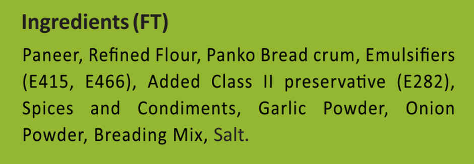 Mr. Munchies Spicy Paneer Bites