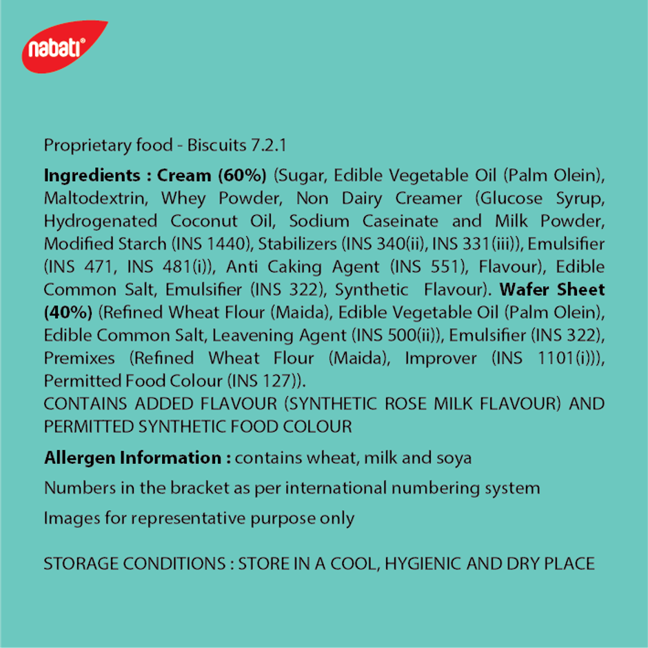 Nabati Wafer Cream Biscuit Pink Lava