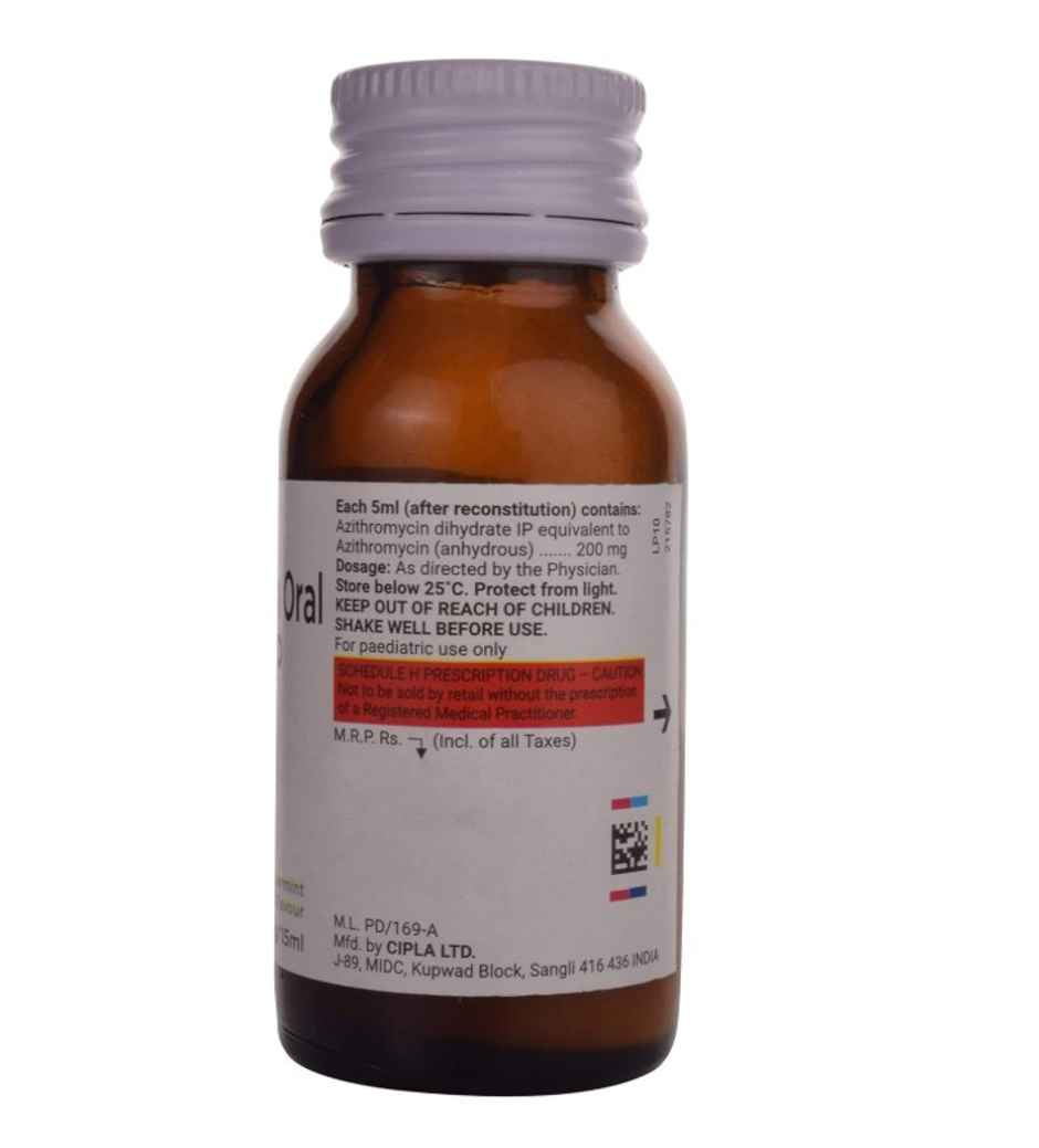 Azee 200mg Peppermint Flavour Dry Syrup