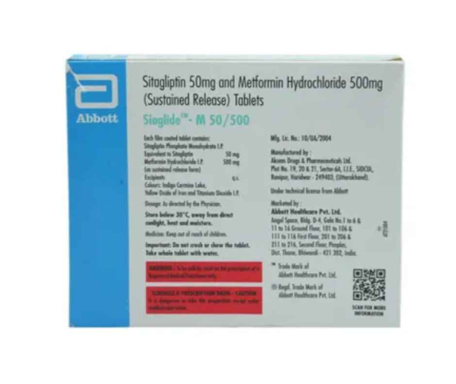 Siaglide-M 50/500 Tablet SR