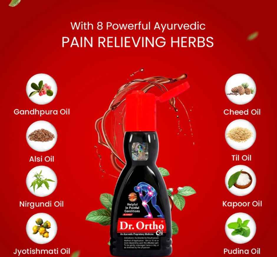 Dr Ortho Ayurvedic Medicine Pain Relief Oil