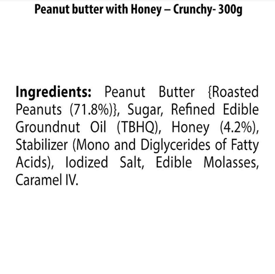 Sundrop Peanut Butter With Honey - Crunchy Combo