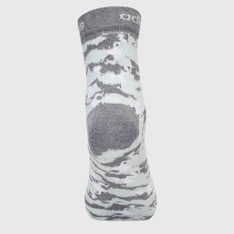 Adidas Men's Flat Knit Ankle Anthra Socks | One Size | Melange-Grey