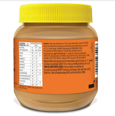 Sundrop Peanut Butter With Honey - Crunchy