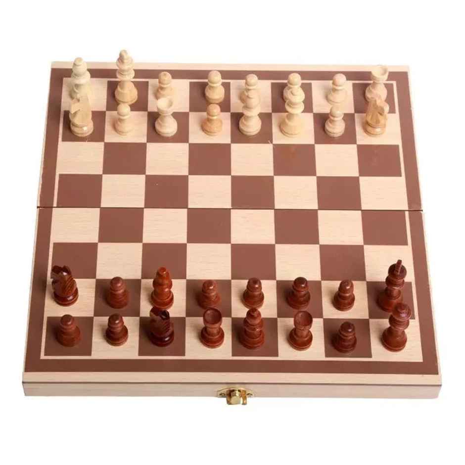 Fablue Foldable Wooden Chess Board Game | Premium Chess Game for Kids and Adults | 12 x 12 Inch