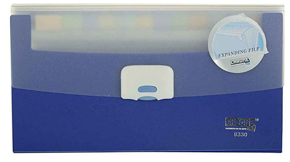 Chrome Plastic Cheque Book Expanding File (Cheque Size - Small)