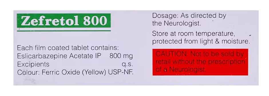 Zefretol 800 Tablet