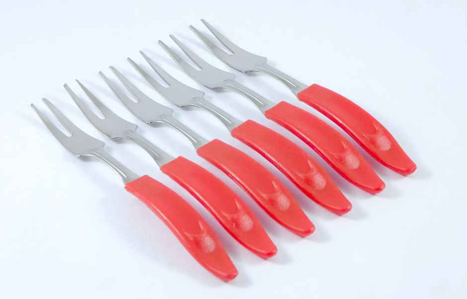 Everest Stainless Steel Fruit Fork 6 Pcs Set