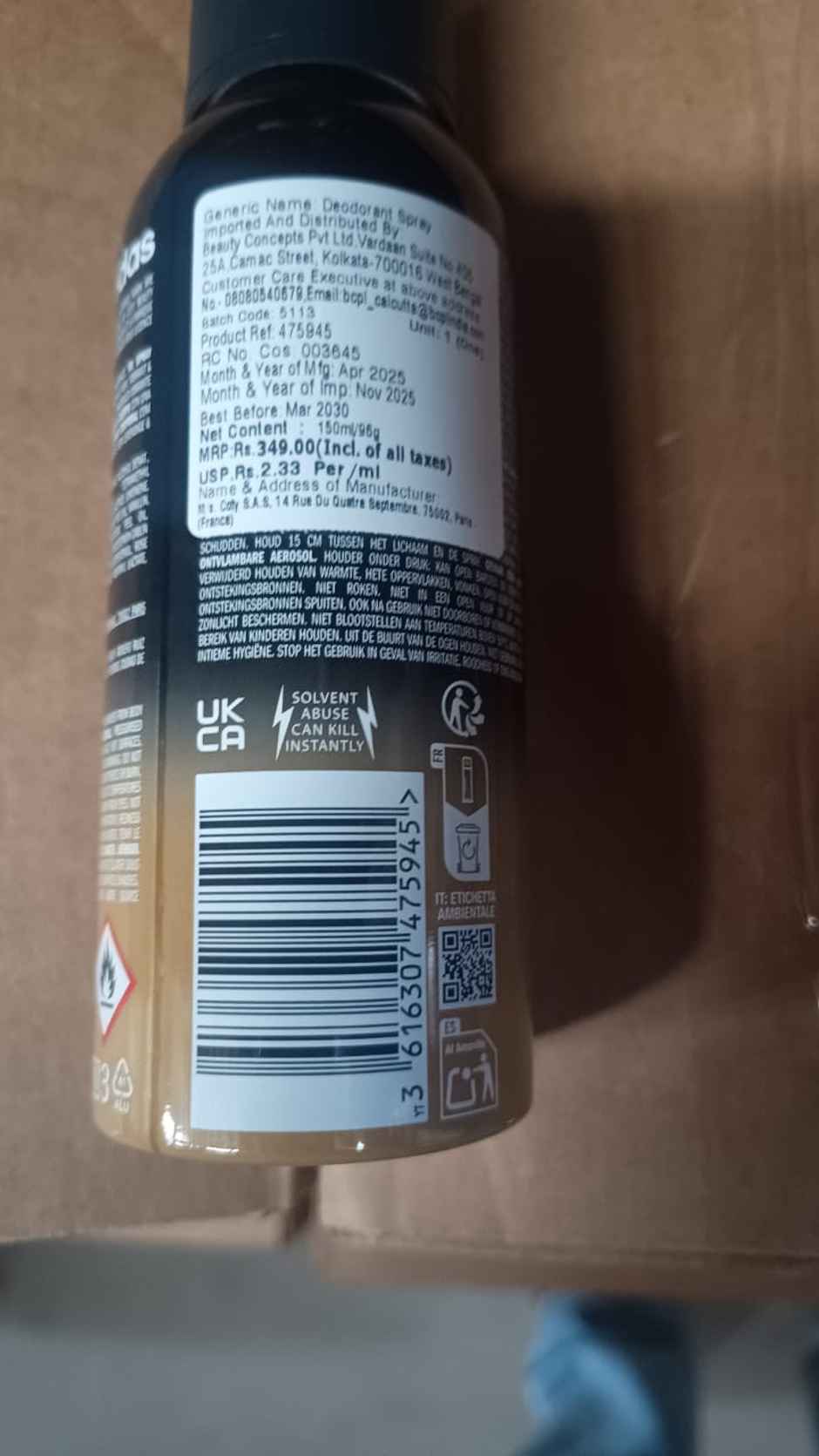 Adidas Victory League 48H All Over Deo Body Spray