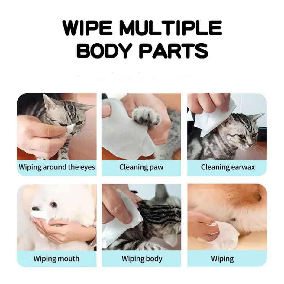 Patch & Marshall Pet Wipes | White | 80 Pulls Per Pack