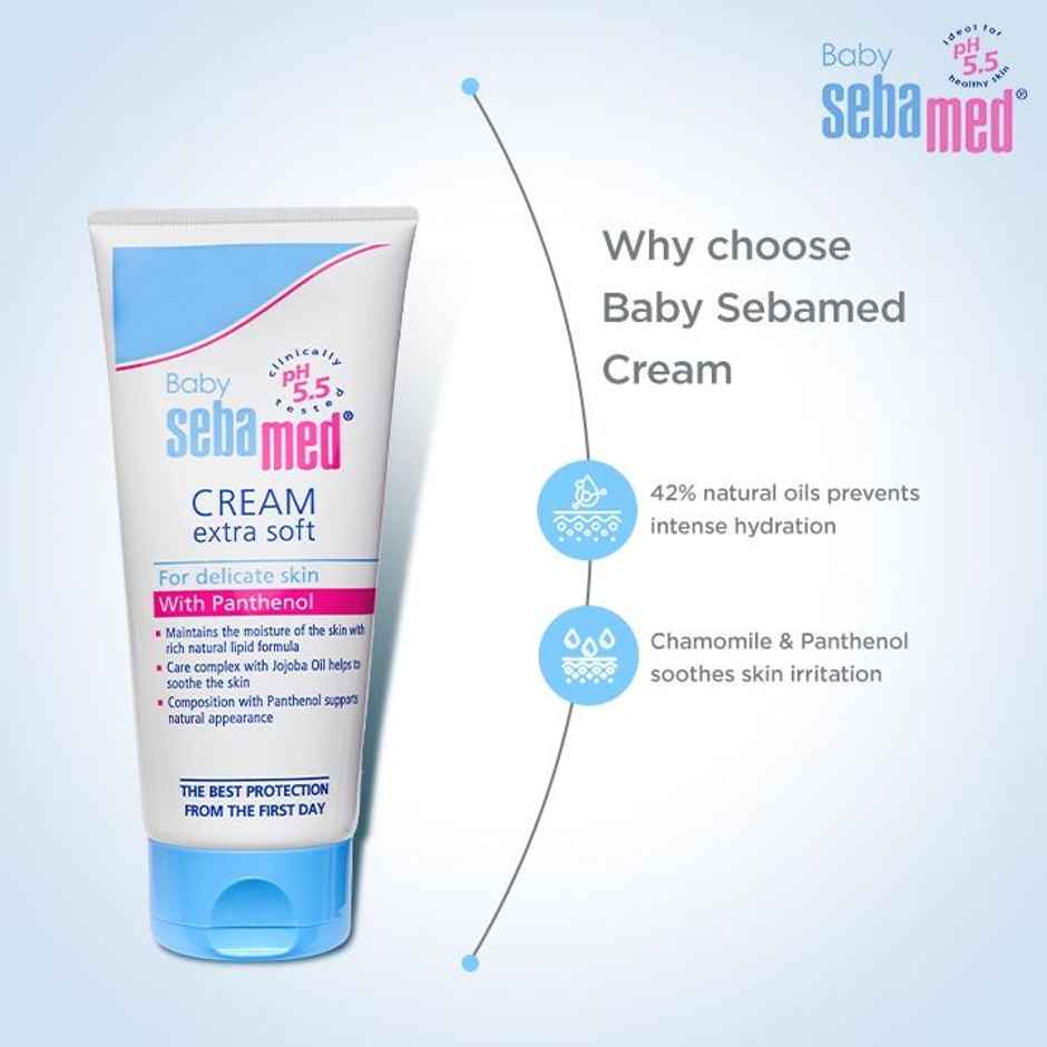Baby Sebamed Cream Extra Soft | pH 5.5| Ideal for Dry Skin