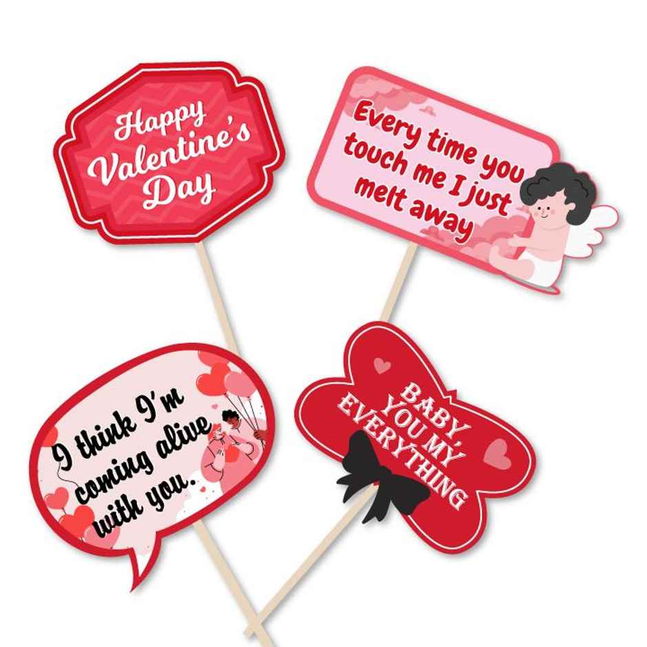 Happy Valentine Photobooth Props | Picfest