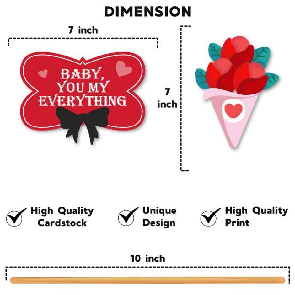 Happy Valentine Photobooth Props | Picfest