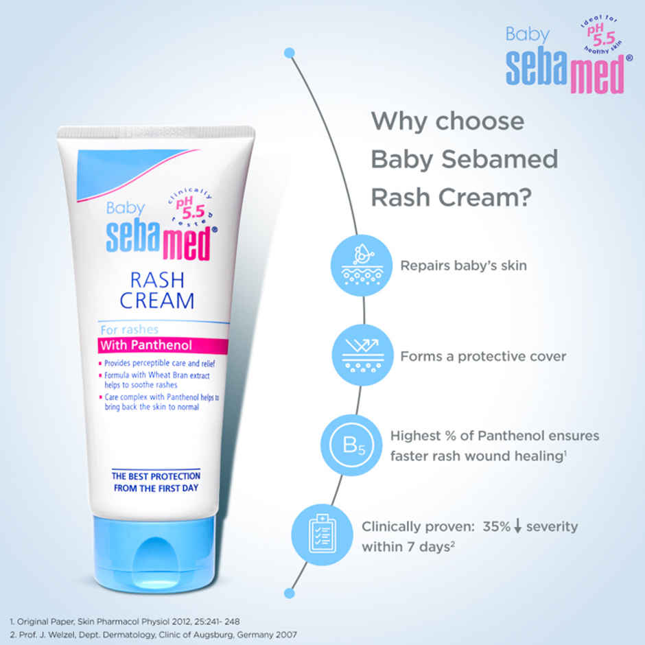 Baby Sebamed Rash Cream | pH 5.5 | Ideal for Diaper Rashes | Faster rash healing
