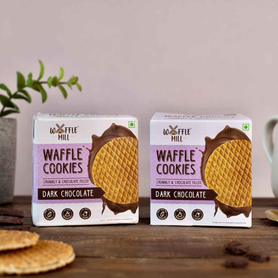 Waffle Mill Cookies Dark Chocolate