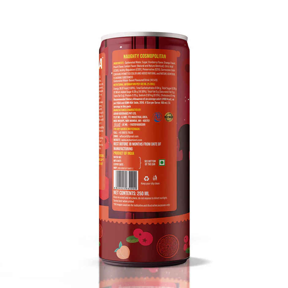 Aruba- Naughty Cosmopolitan | Refreshing Mocktail By 3 Sisters