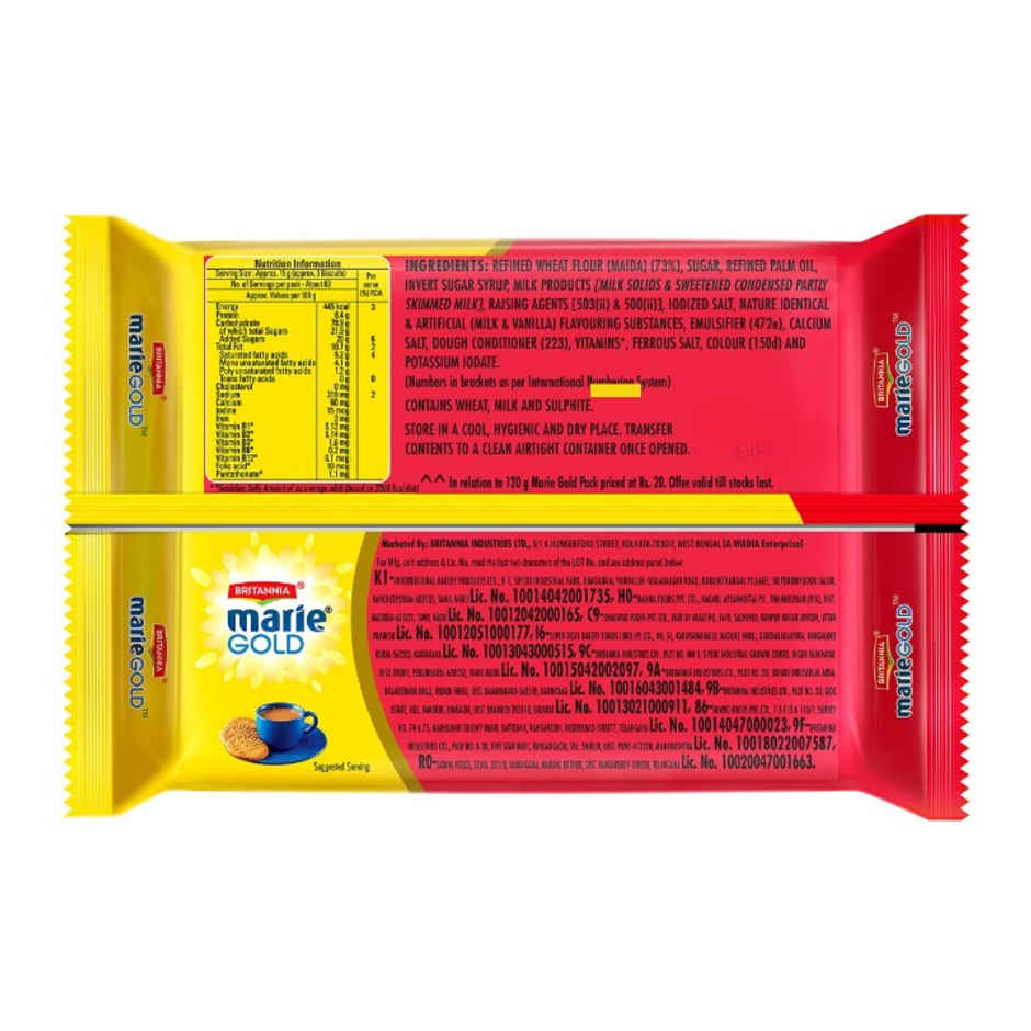 Britannia Marie Gold Biscuits Plain | Combo