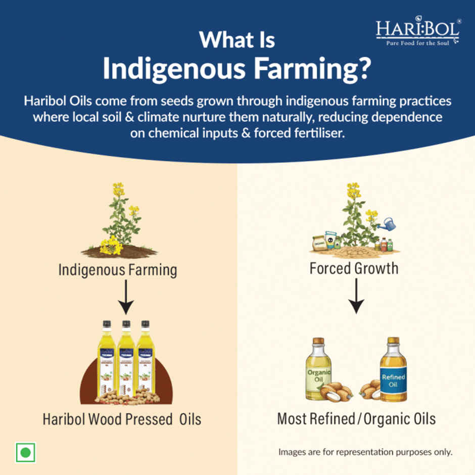 Haribol Groundnut (Peanut) Wood Pressed Oil | Healthy Cooking Oil