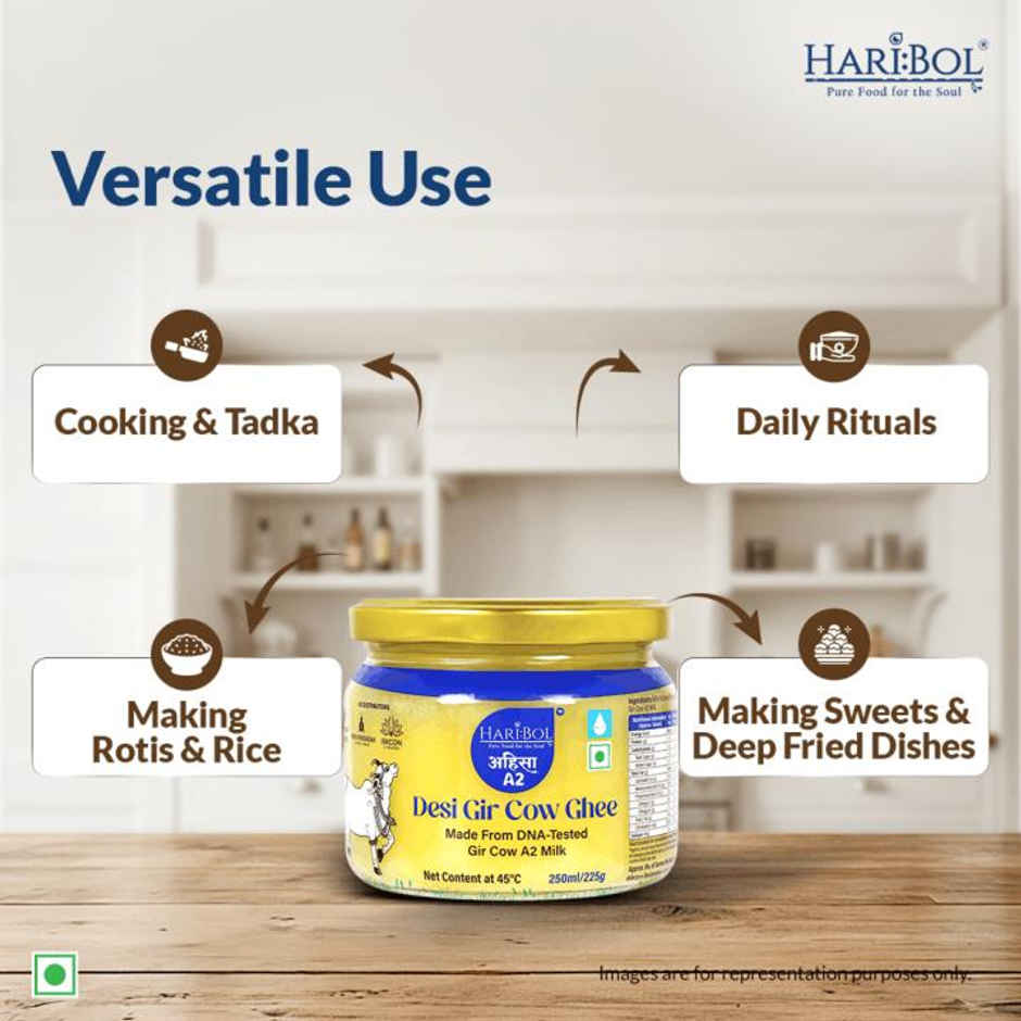 Haribol A2 Desi Gir Cow Ghee