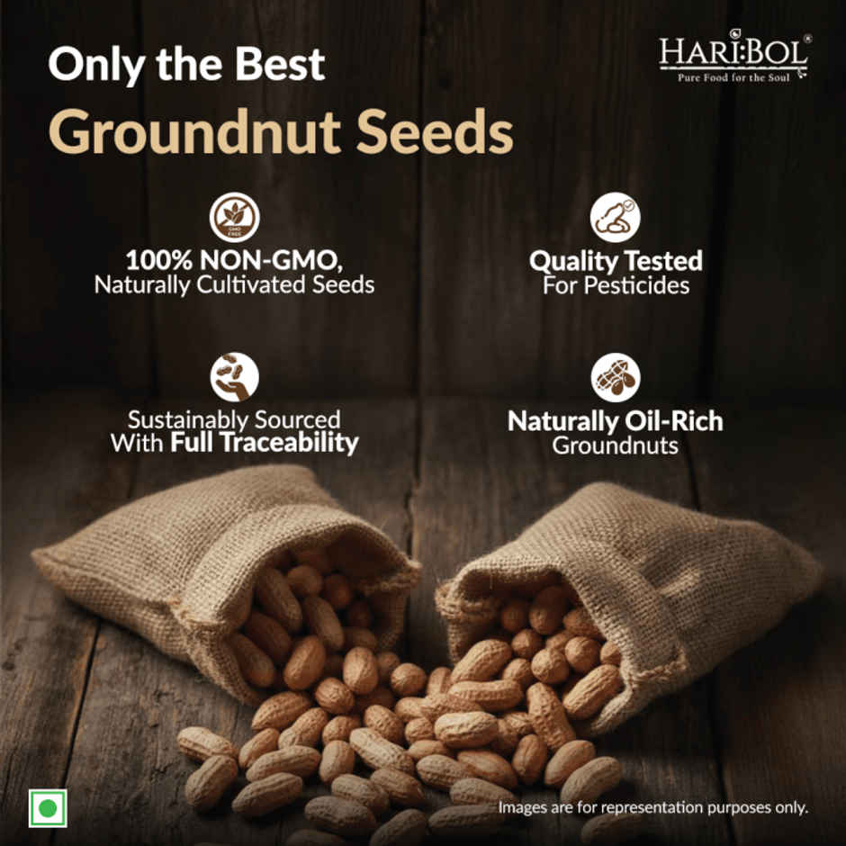 Haribol Groundnut (Peanut) Wood Pressed Oil | Healthy Cooking Oil