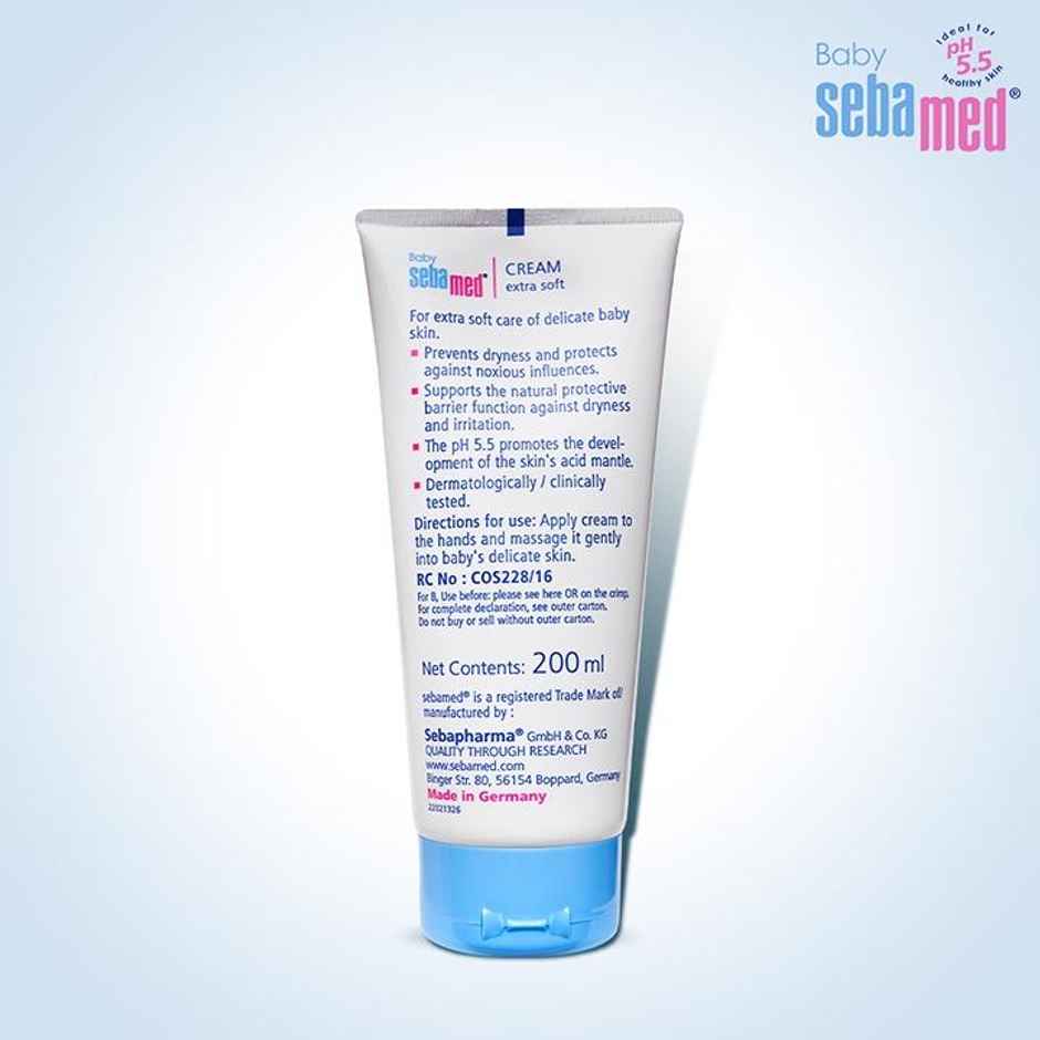 Baby Sebamed Cream Extra Soft | pH 5.5| Ideal for Dry Skin