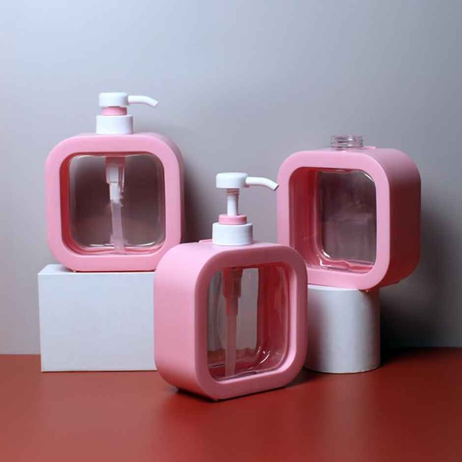 Perpetual Handwash Soap Dispenser Bottle for Wash Basin | Pink