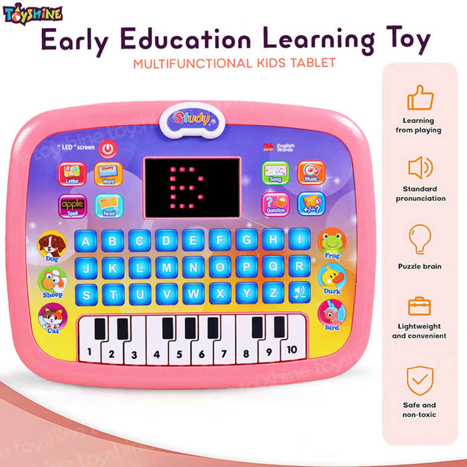 Toyshine Kids Computer Tablet Toy Baby Children Early Educational Learning Machine Toy