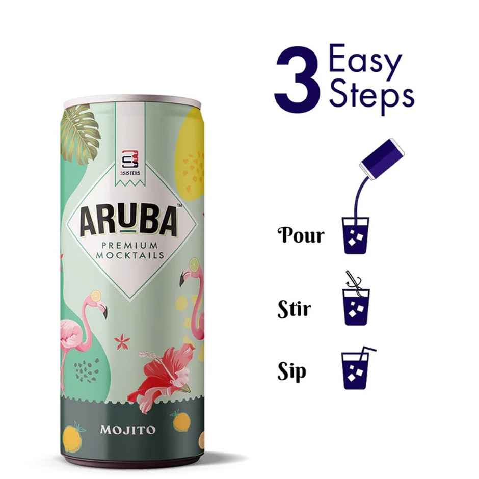 Aruba Premium Mocktails Mojito | Ready-to-Drink Refreshment