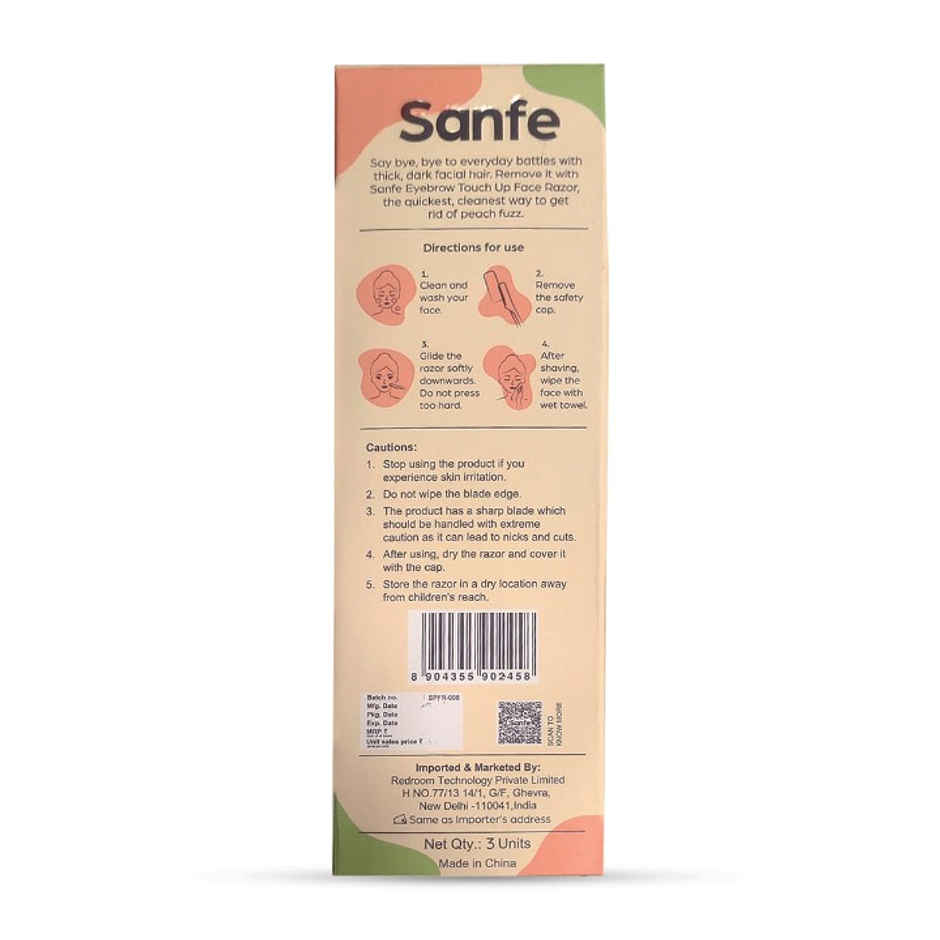 Sanfe Reusable Eyebrow Touch Up Face Razor