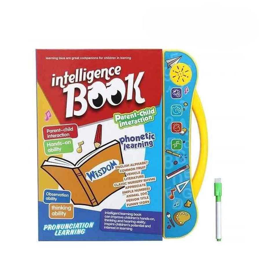 Kidara Musical Interactive  Intelligence Book Toy | Multicolour