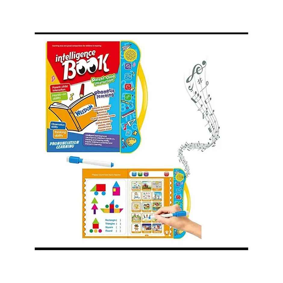 Kidara Musical Interactive  Intelligence Book Toy | Multicolour