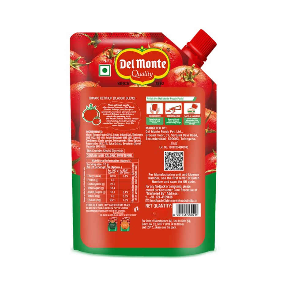 Del Monte Tomato ketchup | Sauce and Spread | Tomato Sauce