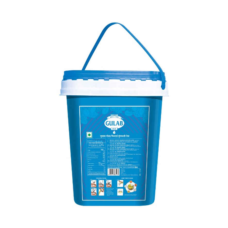 Gulab Groundnut Filtered Oil Bucket
