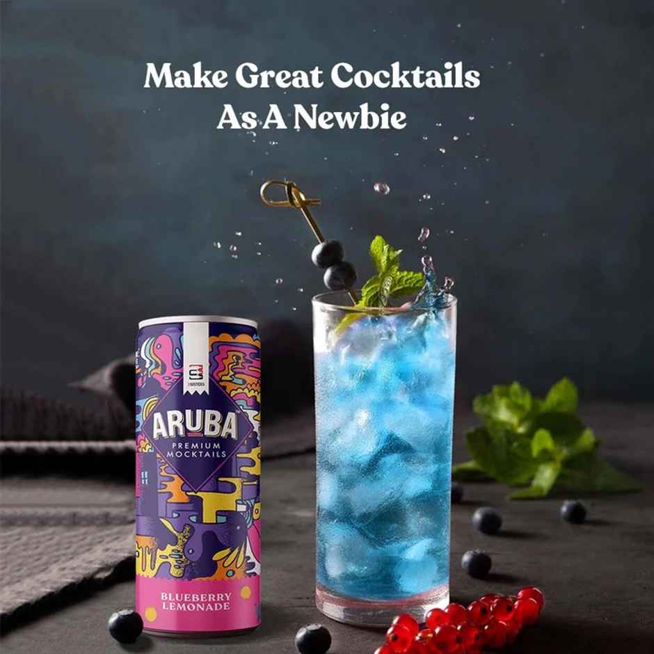 Aruba Premium Mocktails Blueberry Lemonade