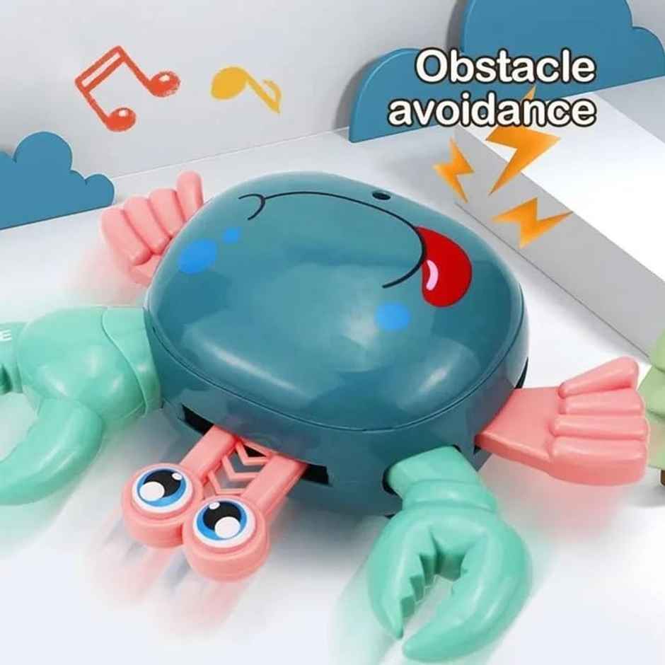 Toyshine Bump and Go Crawling Crab Toy | Fun Educational For Kids of 2+ Years Old | Multi