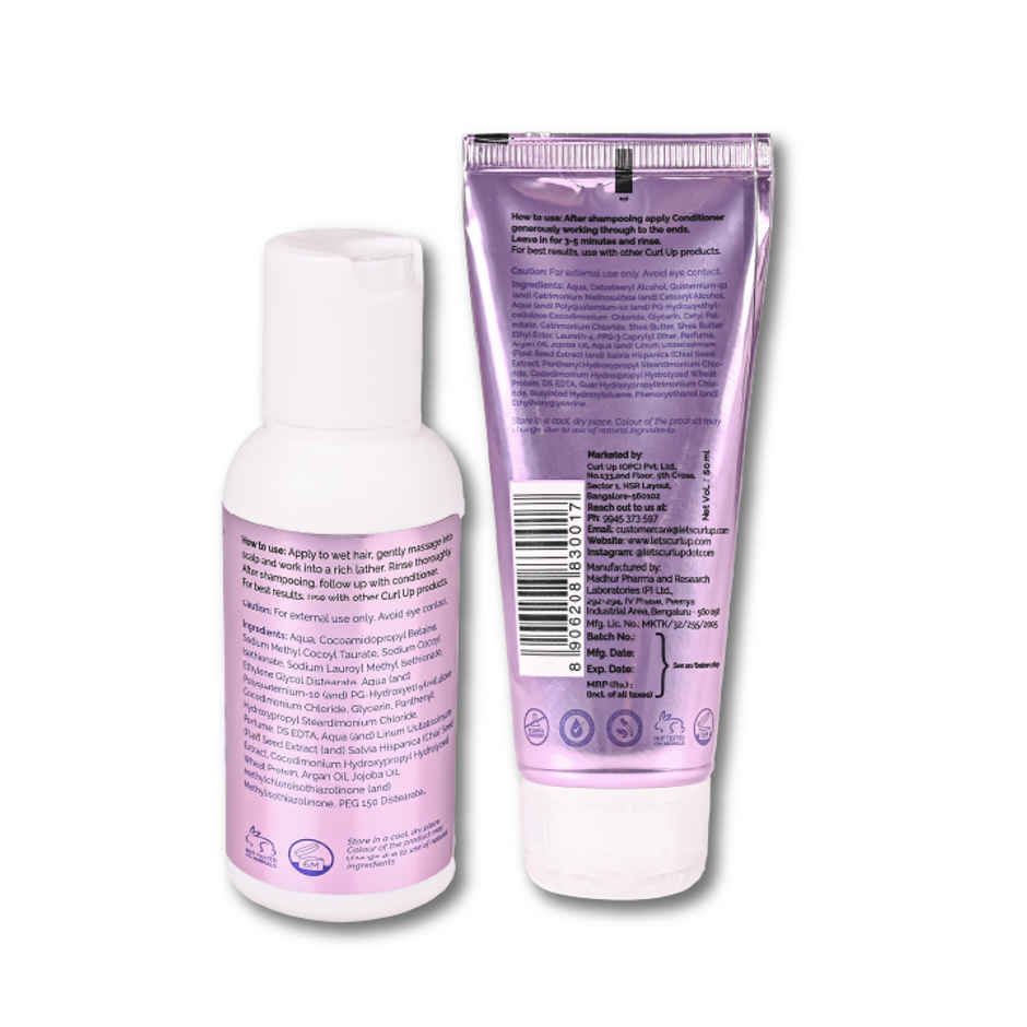 Curl Up Wash Combo with Shampoo & Conditioner
