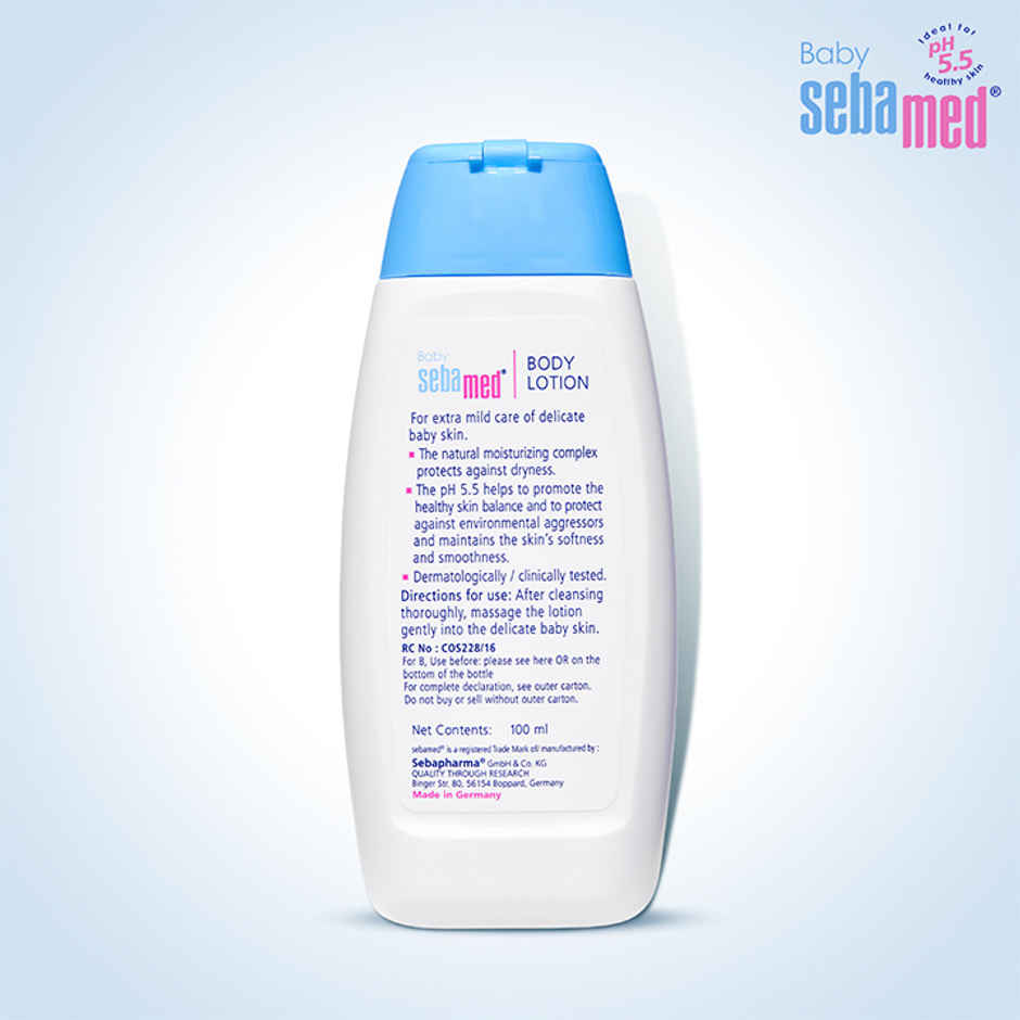 Baby Sebamed Body Lotion | pH 5.5 | Long lasting moisturiser | Quickly absorbed