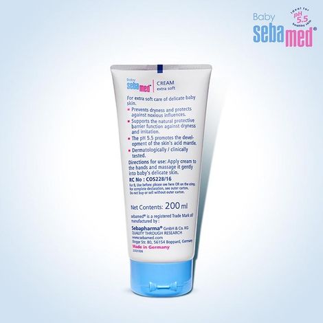 Baby Sebamed Cream Extra Soft | pH 5.5| Ideal for Dry Skin