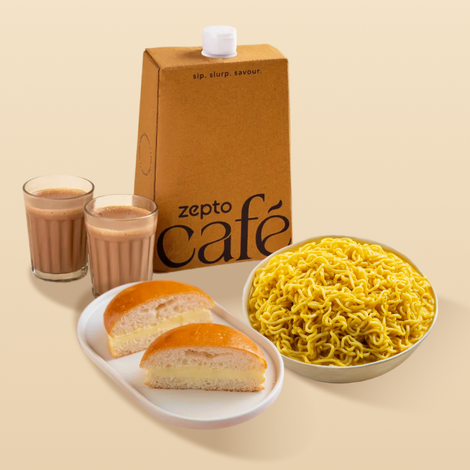 Bun Maska + Plain Maggi + Masala Chai