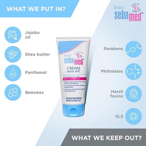 Baby Sebamed Cream Extra Soft | pH 5.5| Ideal for Dry Skin