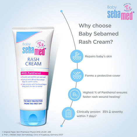 Baby Sebamed Rash Cream | pH 5.5 | Ideal for Diaper Rashes | Faster rash healing