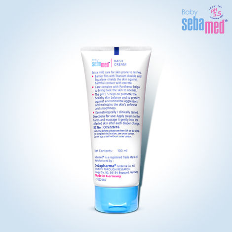 Baby Sebamed Rash Cream | pH 5.5 | Ideal for Diaper Rashes | Faster rash healing