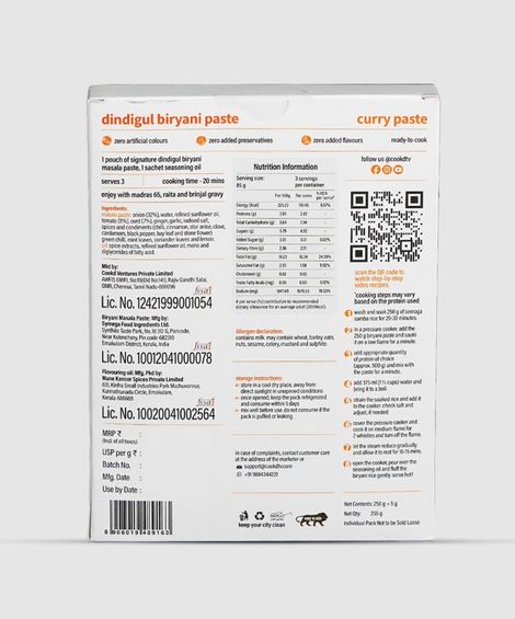 Cookd Dindigul Biryani Paste