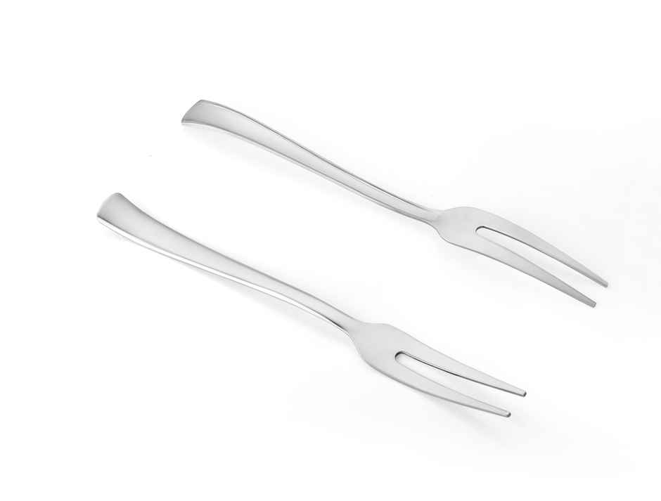 Everest Sleek Stainless Steel Fruit Fork Set of 6 Pcs