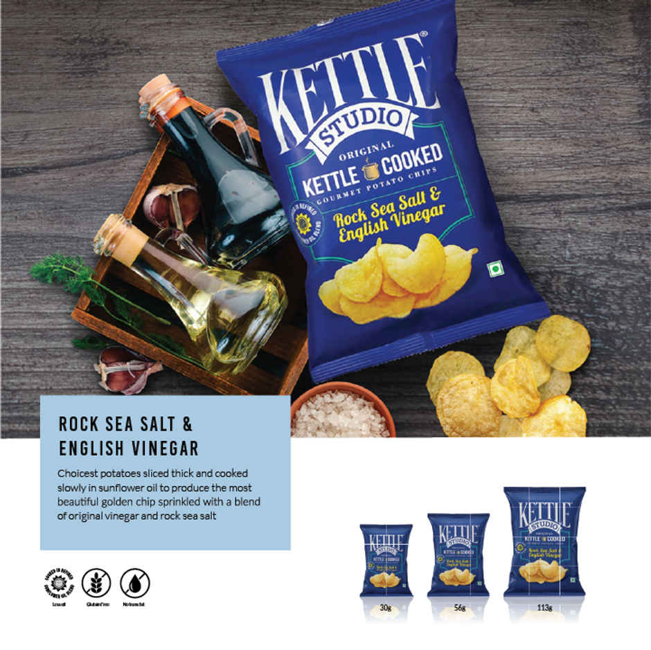 Kettle Studio Rock Sea Salt & English Vinegar Combo